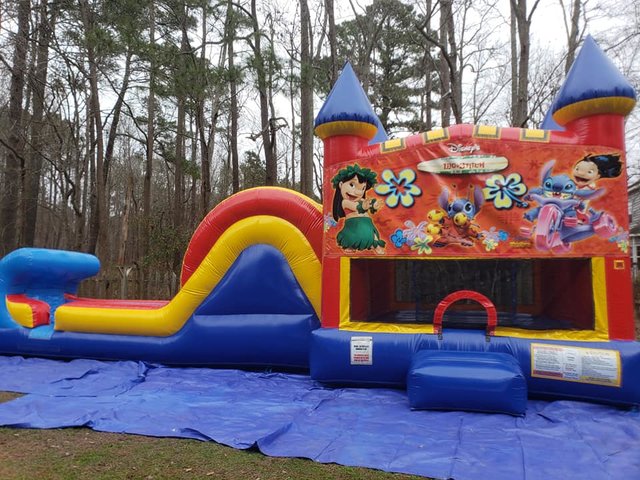 lilo and stitch bounce house